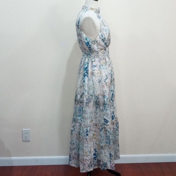 NEW! Anthropologie Somerset Chiffon Maxi Dress  - Size Small - Picture 10 of 15